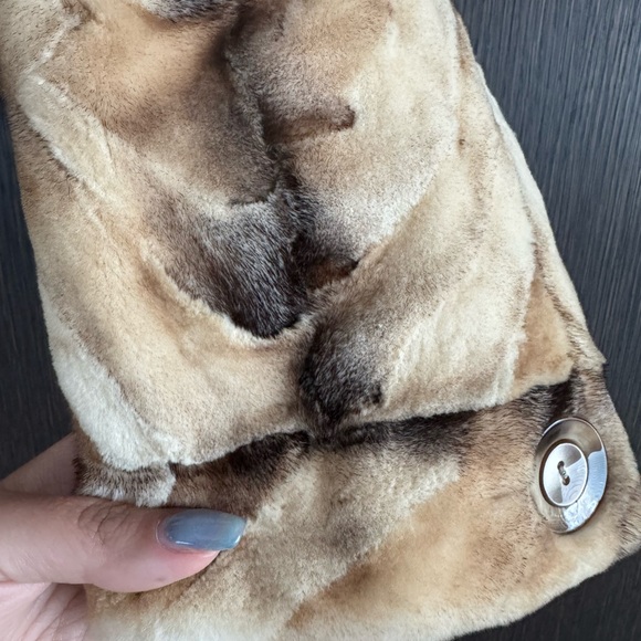 Dana Buchman Tan Faux Fur Jacket - Picture 6 of 7